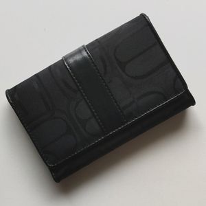 Express three-fold wallet in black